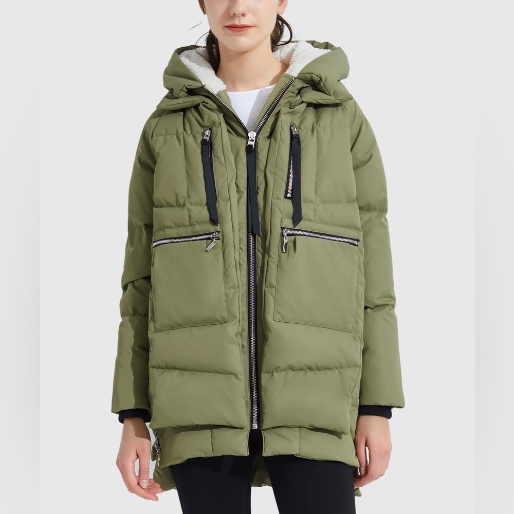 Orolay Zip Front Thickened Down Jacket - image 1